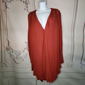 Free People Oversized blouse Size Small